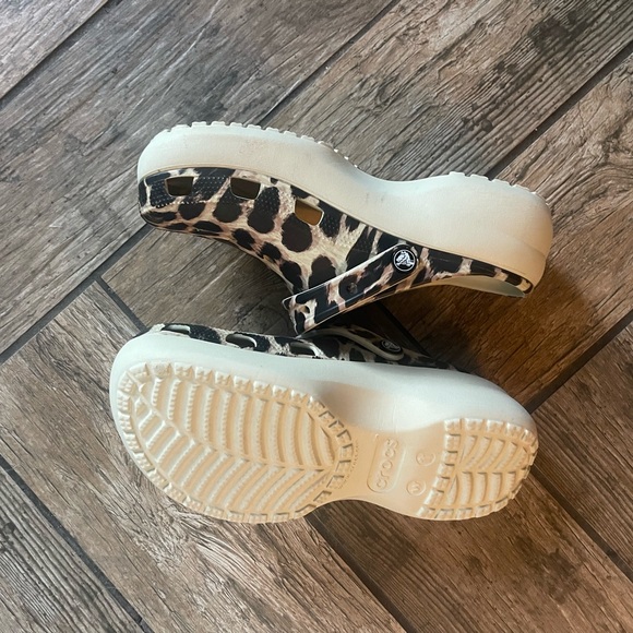 Crocs leopard platform W 11 EUC - Picture 7 of 7